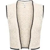 ONLY Cardigan 'ONLlyon' écru / noir