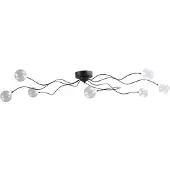 Masterlight LED plafonnier Gio 7 lumières noir