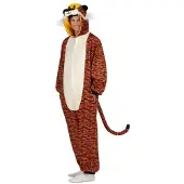 MOM Tigre Big Kigurumi With Hood And Tail Costume Orange M Enfants