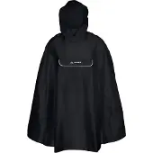 Vaude Bike Valdipino Waterproof Poncho Noir M Homme