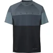 Vaude Bike Moab Vi Short Sleeve T-shirt Bleu,Gris L Homme