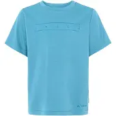 Vaude Print Short Sleeve T-shirt Bleu 110-116 cm Garçon