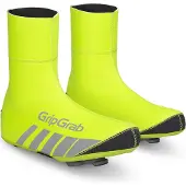 Gripgrab RaceThermo Hi-Vis, Gris, Citron vert, Couleur unie, L, Caoutchouc, Polyamide, Polyester, Polyuréthane, Polyester 7, Polyamide 10, Polyuréthane 3%