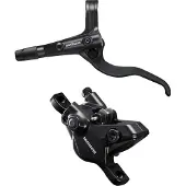 Shimano Frein a disque vtt hydraulique mt401 avant noir durite 1000mm ajustable systeme double piston (sans disque) (kit)