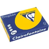 Clairefontaine Jaune tournesol Papier couleur A4 160 g/m² (250 feuilles)