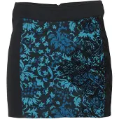 KOROSHI Jupe bleu marine / bleu clair