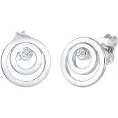 Elli DIAMONDS Boucles d'oreilles argent