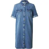 ONLY Robe-chemise 'ONLLisa' bleu denim