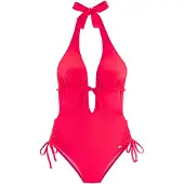 Buffalo Maillot de bain rouge néon