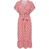 ONLY Robe 'ONLZilla Adele' bleu clair / rouge / blanc cassé