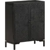 vidaXL Buffet 60x30x76 cm bois massif mangue