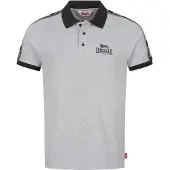 Lonsdale T-Shirt 'Setter' gris chiné / noir / blanc