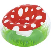 Bestway 75123 Mighty Mushroom 112x112x66 Cm Junior Air Chair Rouge 112 x 112 x 66 cm