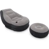 Intex chaise gonflable avec repose-pieds 68564