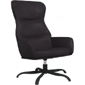 vidaXL Fauteuil relax noir similicuir
