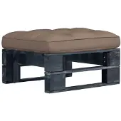 vidaXL Pouf palette de jardin marron miel bois de pin imprégné