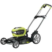 Ryobi RY36LMMX51-140 Tondeuse à gazon sans balai, batterie, 36 V, 51 cm, sans sac, 4,0 Ah