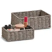 Zeller Panier de rangement, ensemble de 2 (18 cm, 2x)