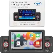 Pni Lecteur Auto MP5 Clementine 9555 1DIN Display 5 Zoll 4 x 50W, Bluetooth, UKW-Radio, Carplay, RDS-Funktion