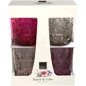 Royal Leerdam Ensemble de verres à eau, Verres, Rouge, Multicolore