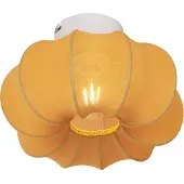 QAZQA Plafonnier Japandi doré 27cm - Plu Asyesha