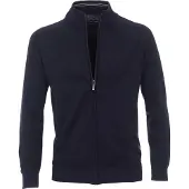 Casamoda Cardigan Zippé Bleu Foncé