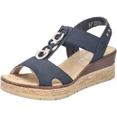 Rieker Sandales bleu nuit