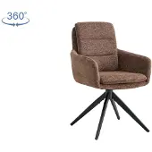 Molecule Chaise Isolde | 59 x 65 x 93 cm | Marron