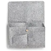 Zeller Organiseur en non-tissé gris 40x7x30cm