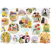 Cobble Hill Puzzle Pensées de Chat - 1000 pièces