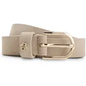 BOSS Ceinture en cuir suédé avec monogramme Double B doré