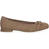 Caprice Ballerines noisette / or
