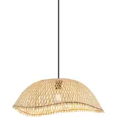 QAZQA Suspension bohème noire avec bambou - Lily