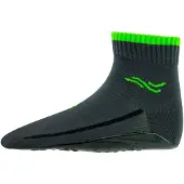 Ewers Chaussettes de sport 'Basic' gris / vert