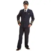 MOM Pilot Men Costume Noir M-L Enfants