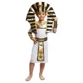 MOM Gold Egyptian Costume Doré 5-6 Years Enfants