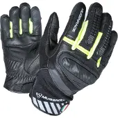 MUGENRACE Hai-Ko Gants Noir Jaune Néon Taille XS