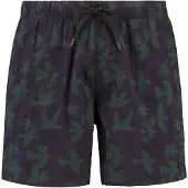 Shiwi Shorts de bain 'Nick' vert foncé / aubergine