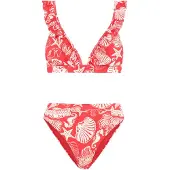 Shiwi Bikini 'Bobby' rouge / blanc