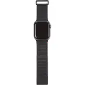Decoded Apple Watch 40mm/38mm Leren Bandje Zwart