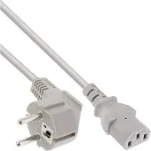 InLine 4043718085033 Gris 1,5 m Prise d'alimentation type F IEC C13