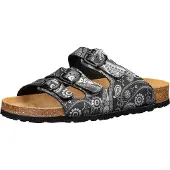 Lico Mule gris argenté / noir