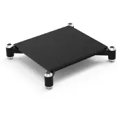 Norstone Meuble Hi-Fi SPIDER BASE 120 NOIR / VERRE NOIR