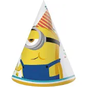 Procos Chapeaux de fête Minions (6 pcs)