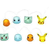 Teknofun Installation lumineuse Pokémon Pikachu & Friends 160 cm – Guirlandes féeriques