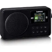 Lenco Radio DAB+/FM portable avec Bluetooth Noir -