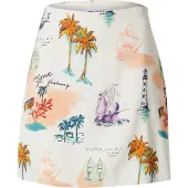 Object Jupe 'OBJDinah' vert foncé / violet / abricot / blanc