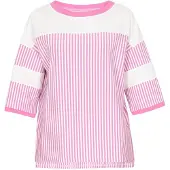 Usha T-shirt 'Fashion Look' rose / blanc