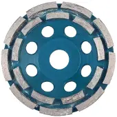 Rubi 5918 Tête de meulage diamantée pour béton, à deux rangées, Ø 125