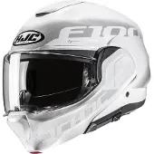 HJC F100 Hetal Casque Modulable Blanc/Gris S unisex